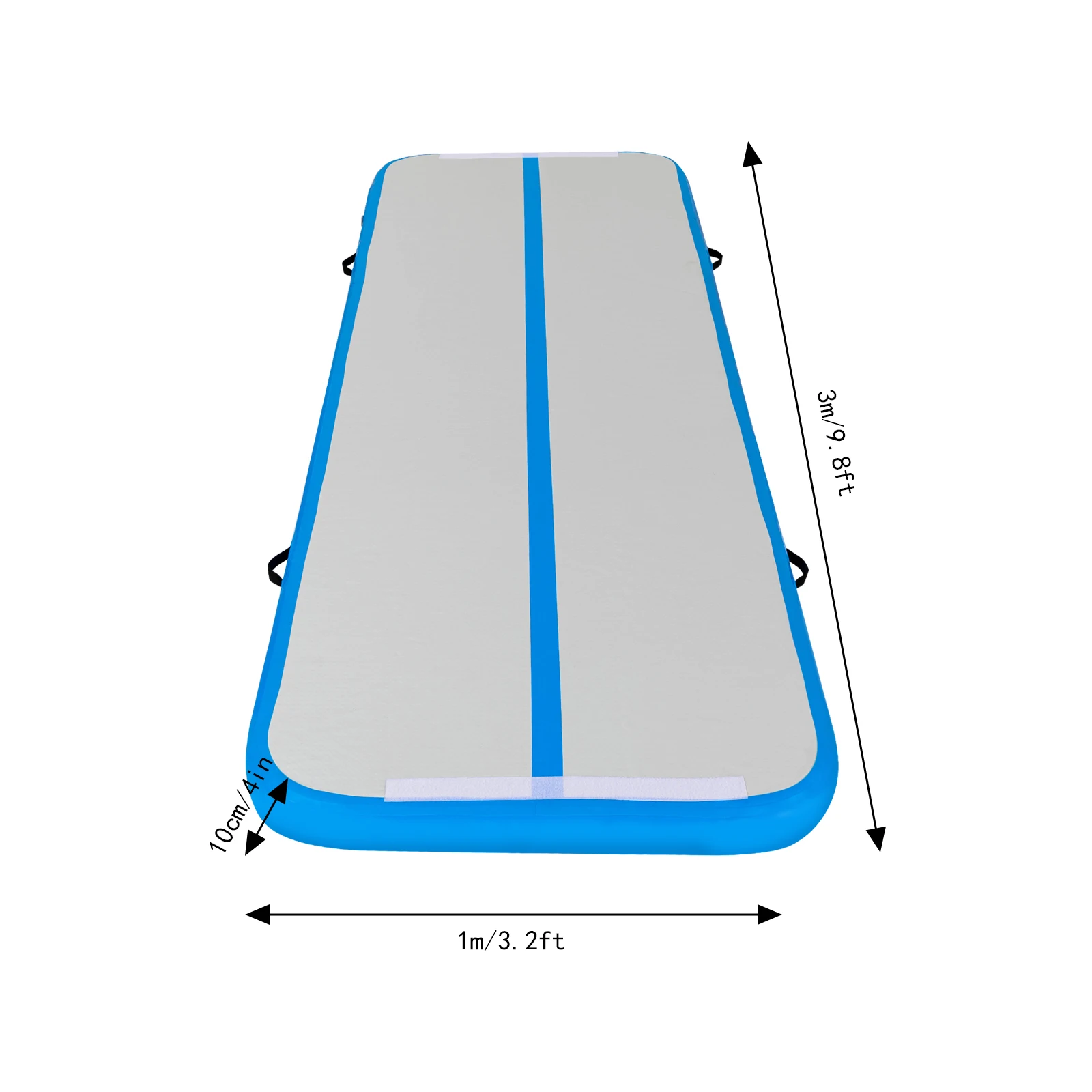 Inflatable Training Gymnastics Mat for High-Performance Training Family Use Leisure Centers Parks Beaches Outdoor Yoga Equipment