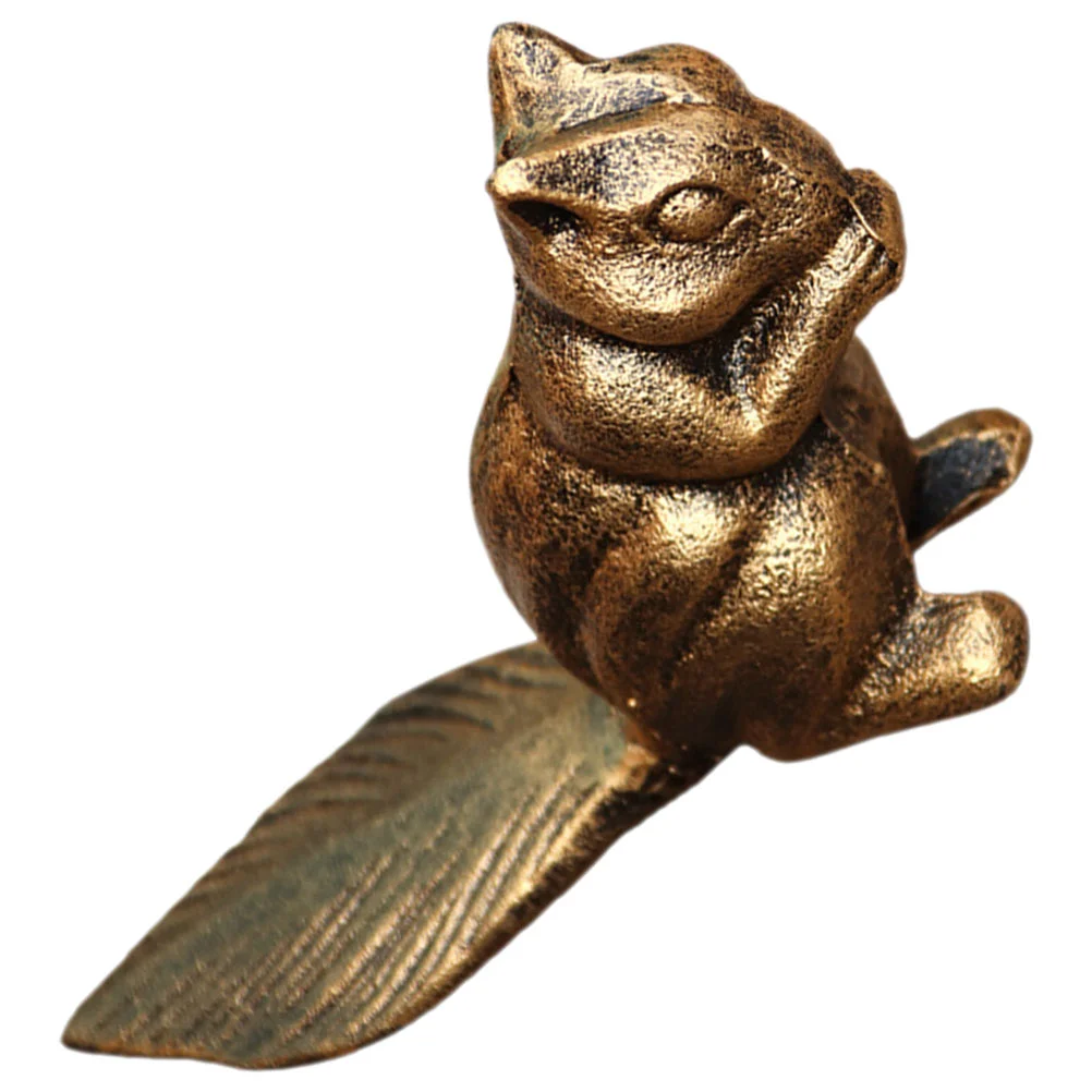 Creative Squirrel Shaped Door Stopper Vintage Style Cast Iron Door Stop Household Door Wedge door stoppers animal