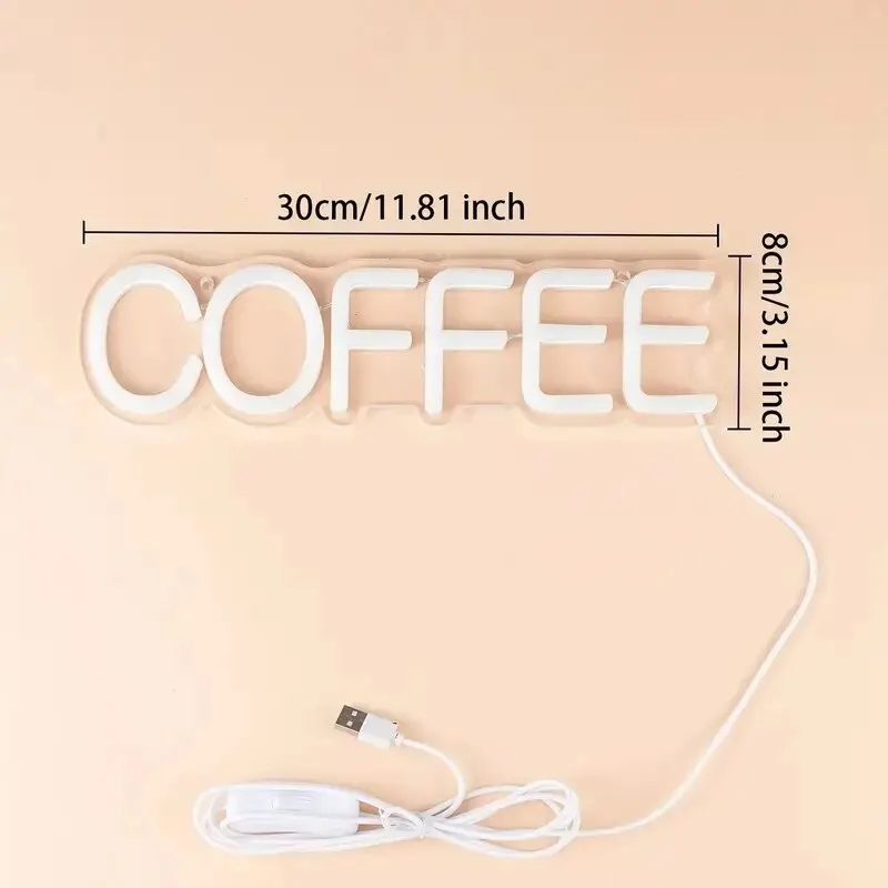 Coffee Neon Signs Led Neon Light Restaurant for Beer Bar Club Bedroom Hotel Pub Cafe Wedding Birthday Party Wall Neon Sign view 3