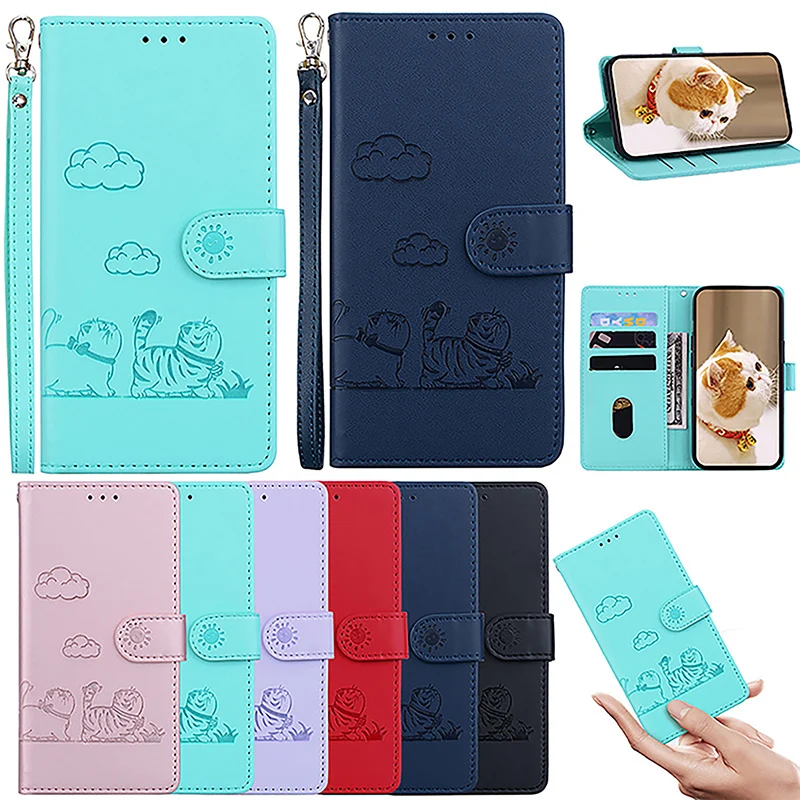 Lederhülle mit Kartenfach für Xiaomi 12 12T 13 13T 14 14T 15 15T 17 17T 18 Pro Max 15 Ultra 13 12 Lite, Brieftaschen-Schutzhülle für das Handy