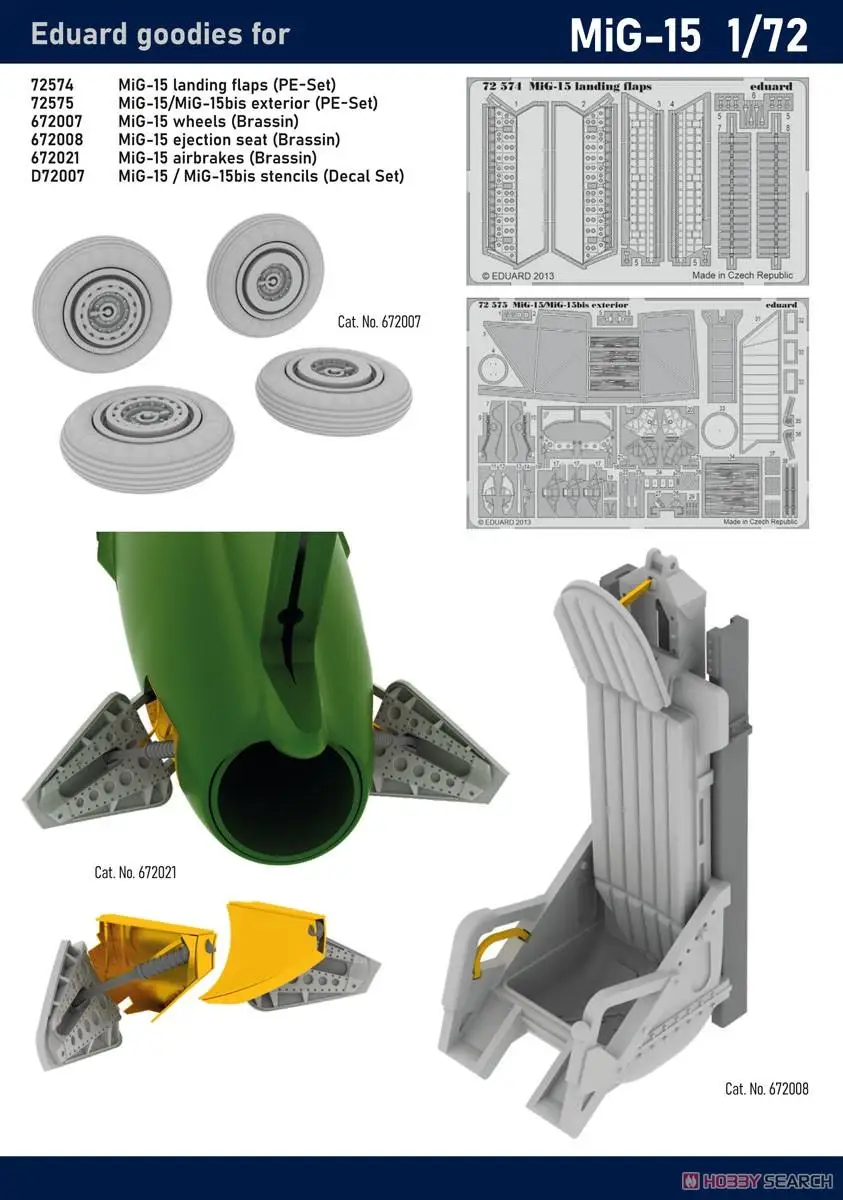 Eduard EDU7459 1/72 MiG-15 Weekend Edition Model kit