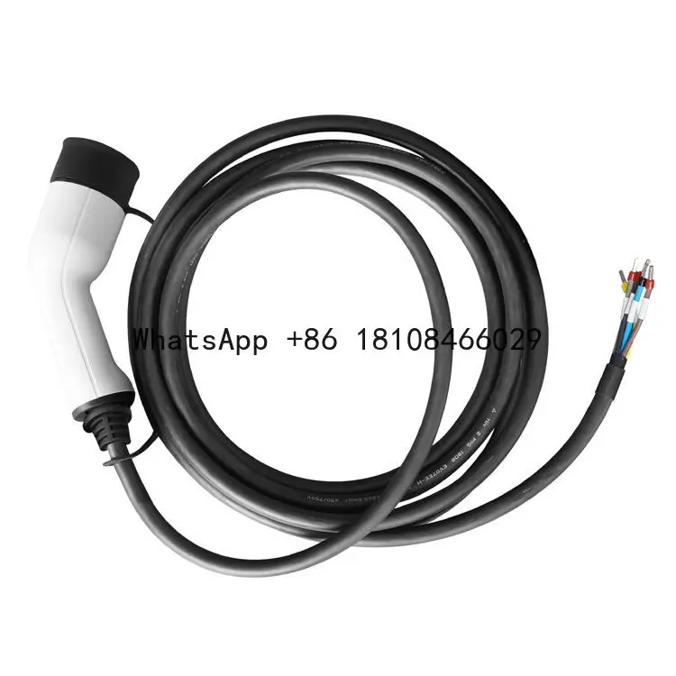 

22KW IEC62196-2 Type2 EV Charging Cable 5 Meters 16Ft Charging Straight Cable