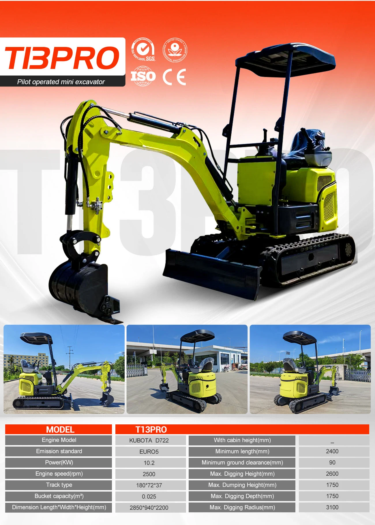 شحن مجاني 3 طن حفارة صغيرة 1 طن 2 طن كوبوتا محرك حفار حفارة صغيرة بيلي الصينية تستخدم آلة حفارة صغيرة