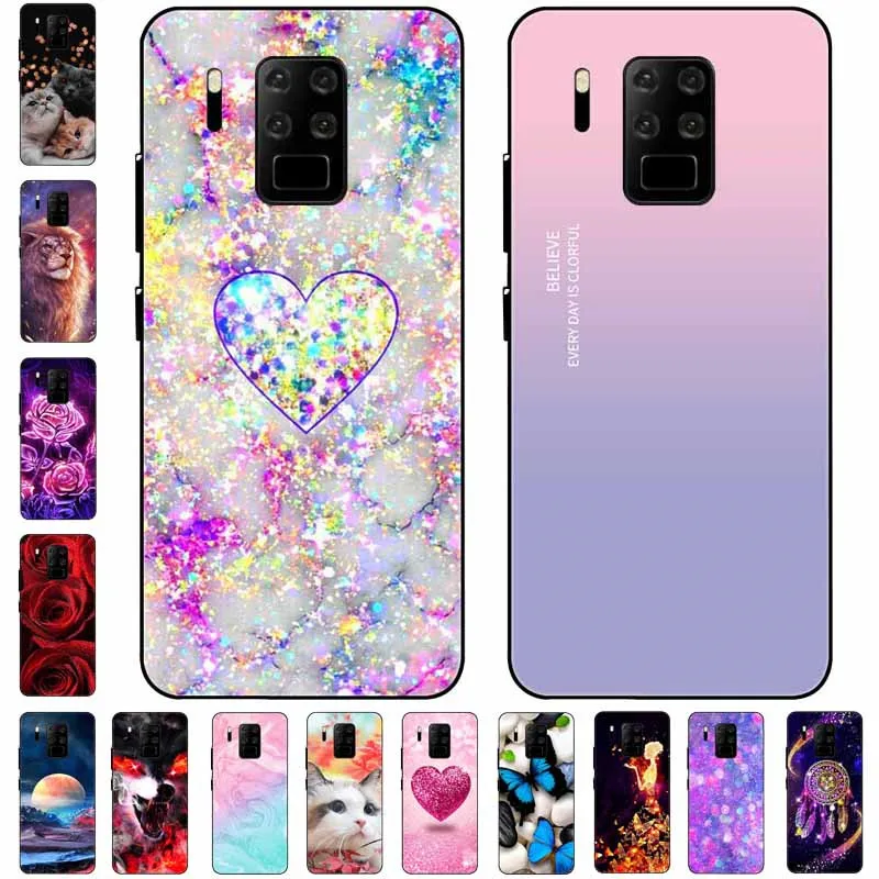 For OUKITEL C18 Pro C22 C21 C21Pro Case Silicone Black Soft Protector Funda Capa for OUKITEL C22 C21 Pro C18Pro Cover Cartoon