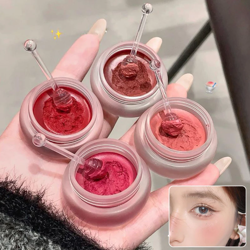 New Cappuvini Canned Lip Mud Mist Lipstick Moisturizing Velvet Matte Mousse Solid Lip Gloss Cheek Blush Cream Tint Lips Cosmetic