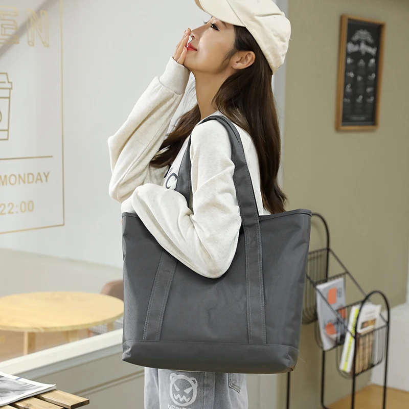 Ladies Casual Bags Women Shoulder Bag Messenger Bag Nylon Handbag Large Capacity Tote Shopping Bag Middle-aged Mommy Bag