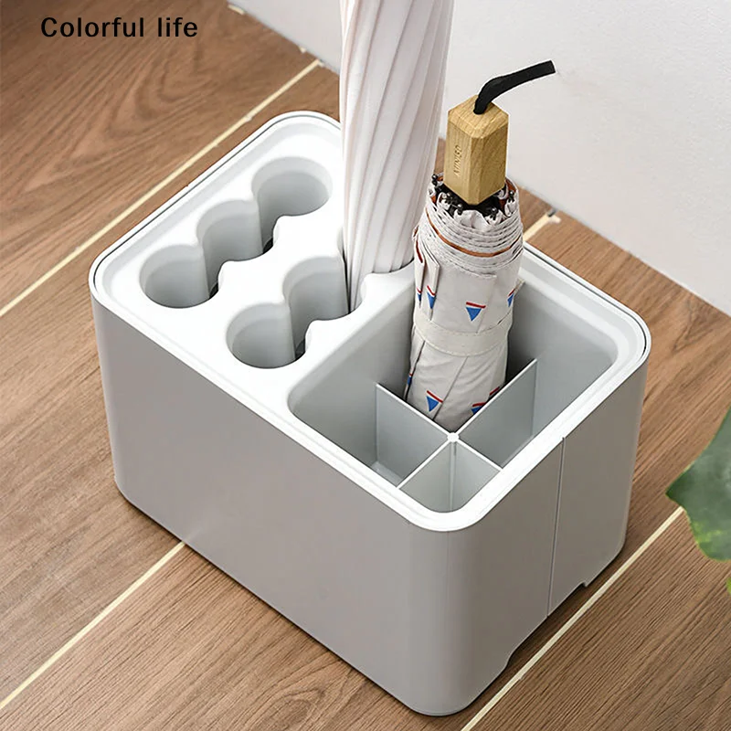 

Umbrella Rack With Drip Tray, Suitable For Space Saving Storage In The Corner Of The Entrance Passage, Can Hold 10/15 Umbrellas