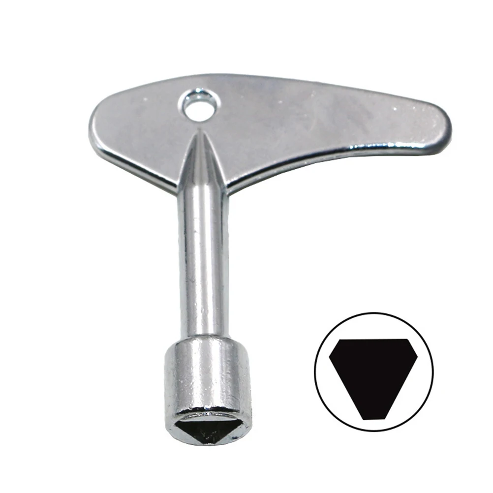 

3pcs Triangle High-Quality Metal Water Key Sturdy Disassembling Tool Elevator Lightweight Compact Comfortable Handle Use For