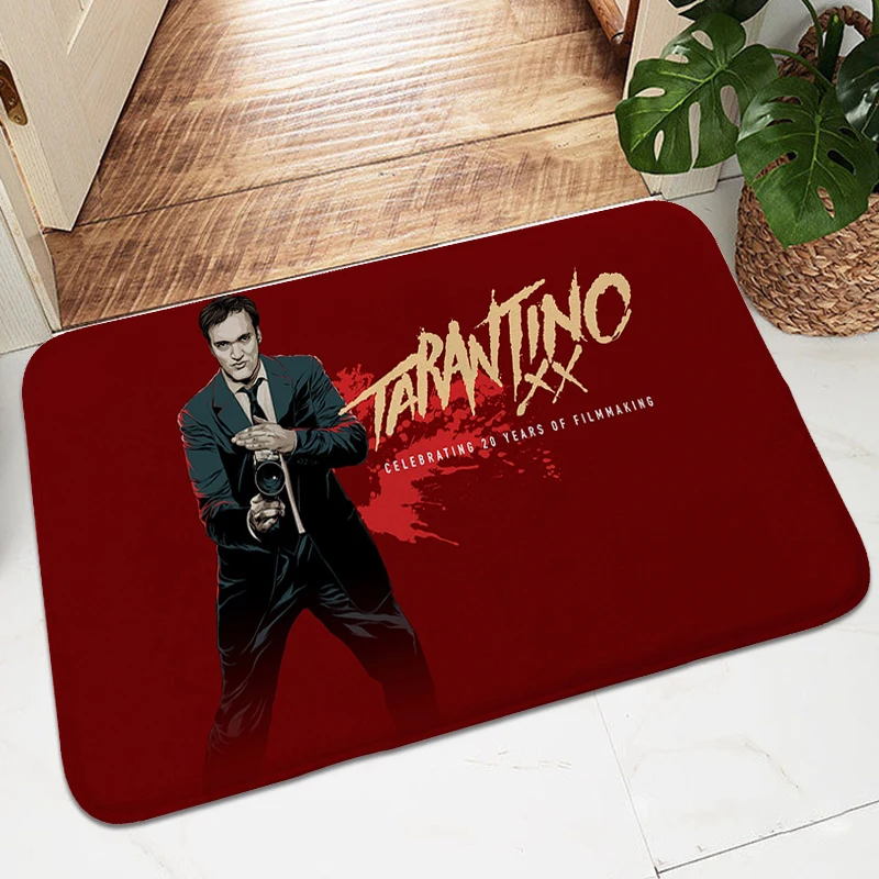 

Floor Mats Front Door T-Tarantinos Carpet for Bedroom Funny Doormat Entrance Door Living Room Bathroom Rug Room Decorating Items