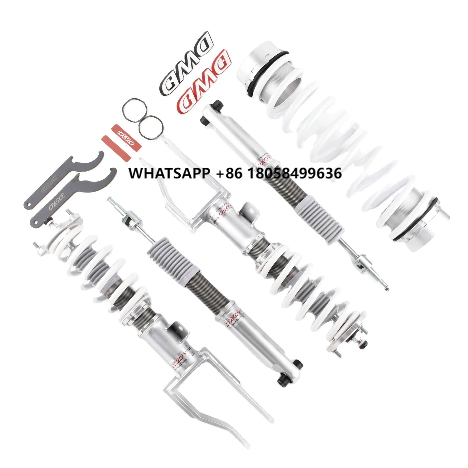 

Car Suspension Kit Spare 32 Steps Adjustable Mono-tube Coilover Performance Shock Absorber for Model 3 4WD 2017+ TSL001