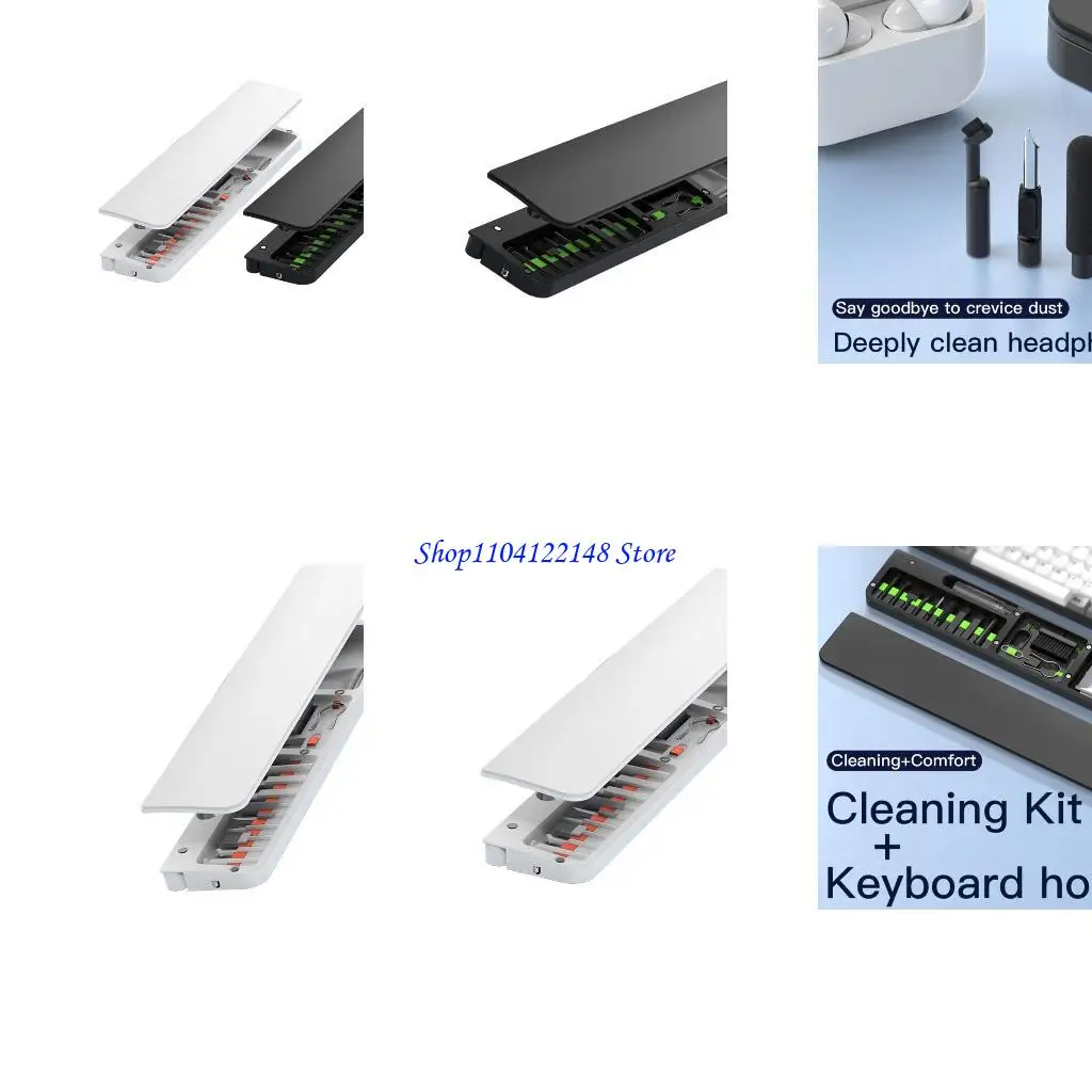 

P9FA Кожаные клавиатуры запястья Guard Guard Integrated Cleaning и Ergonomic для расширенного использования
