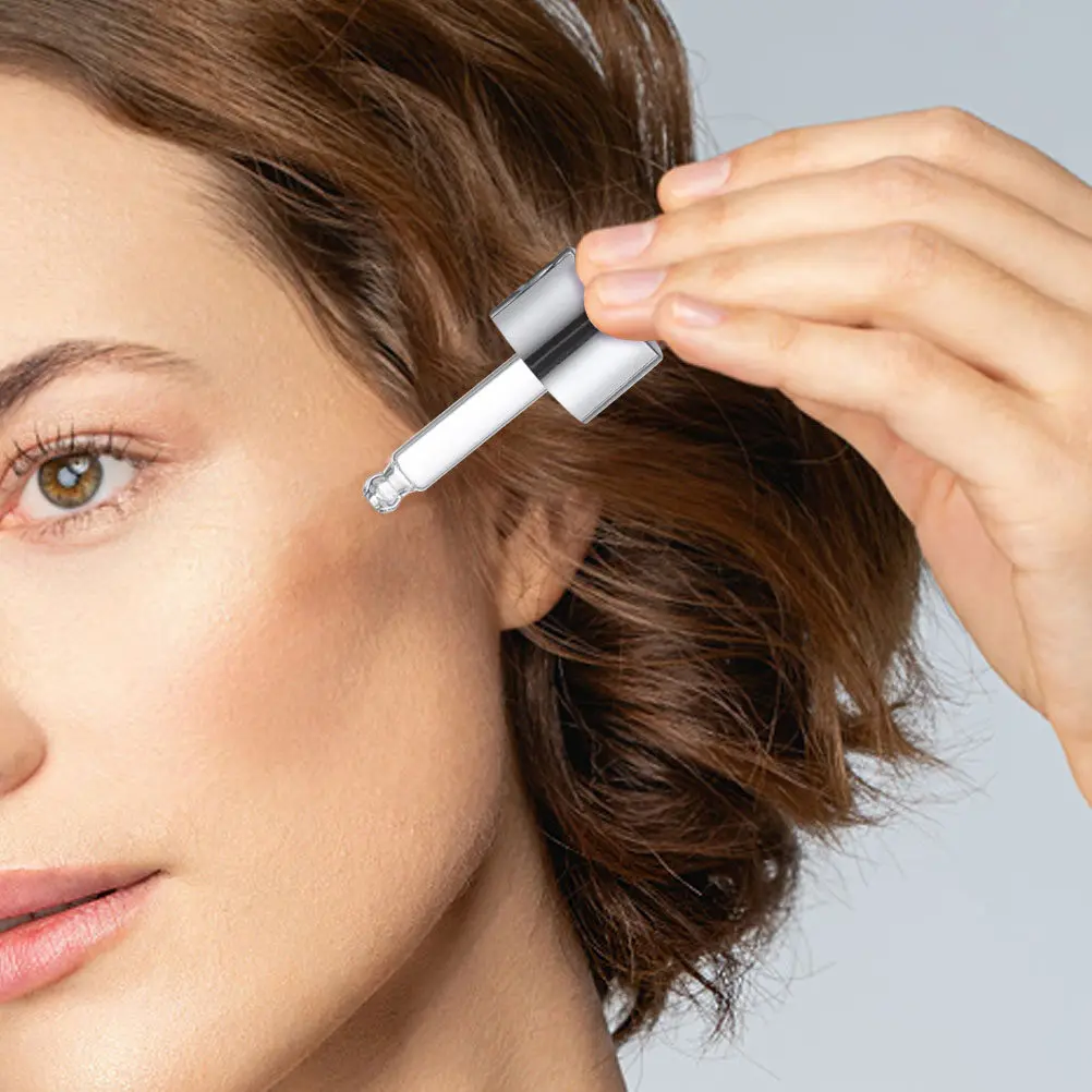 

10Pcs Refillable Dropper Bottle Dispenser Clear Glass Essential Oil Container Travel Friendly Reusable Cosmetics Lotion Bottles