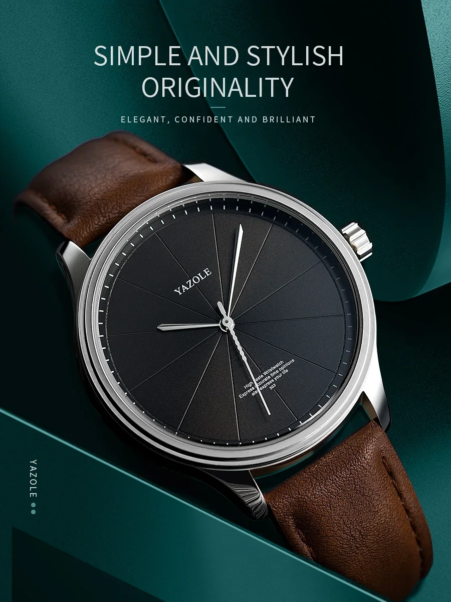 メンズビジネススタイル腕時計 トップブランド 高級メタルケース アナログクォーツ メンズ腕時計 カジュアルレザーベルト ファッションメンズウォッチ ギフト
