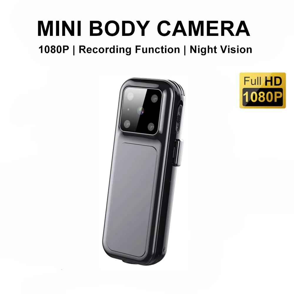 

V16 Mini Body Camera 1080P HD Portable Voice Audio and Video Recorder Outdoor Sports DV Night Vision Bike Motorcycle Action Cam