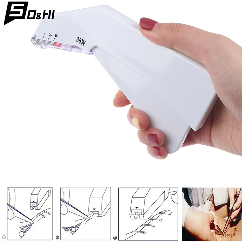 Profession Medical Surgery Special Stainless Steel Skin Stitching Machine Disposable 35W Surgery Skin Stapler Suture Stapler