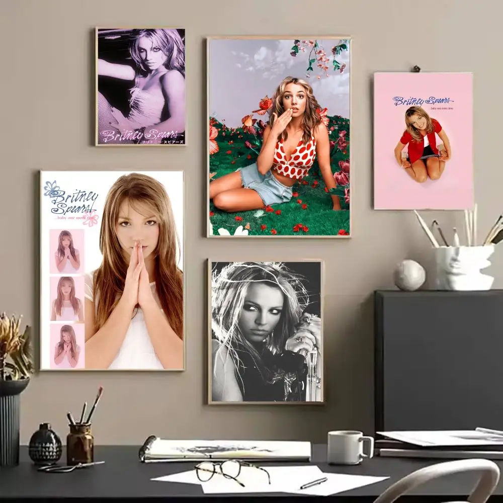 

Hot Singer B-Britney SpearsS Painting Living Room Bedroom Canvas Wall Art Print Mural Home Decor Gift Unframed Decoration