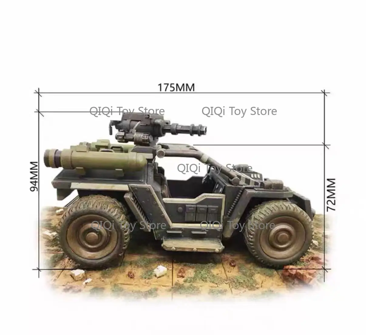 

JOYTOY Charit suit 1:25, сиденье для солдатской машины, разведывательный автомобиль Wild Rhinoceros, штурмовой автомобиль Wild Rhinoceros