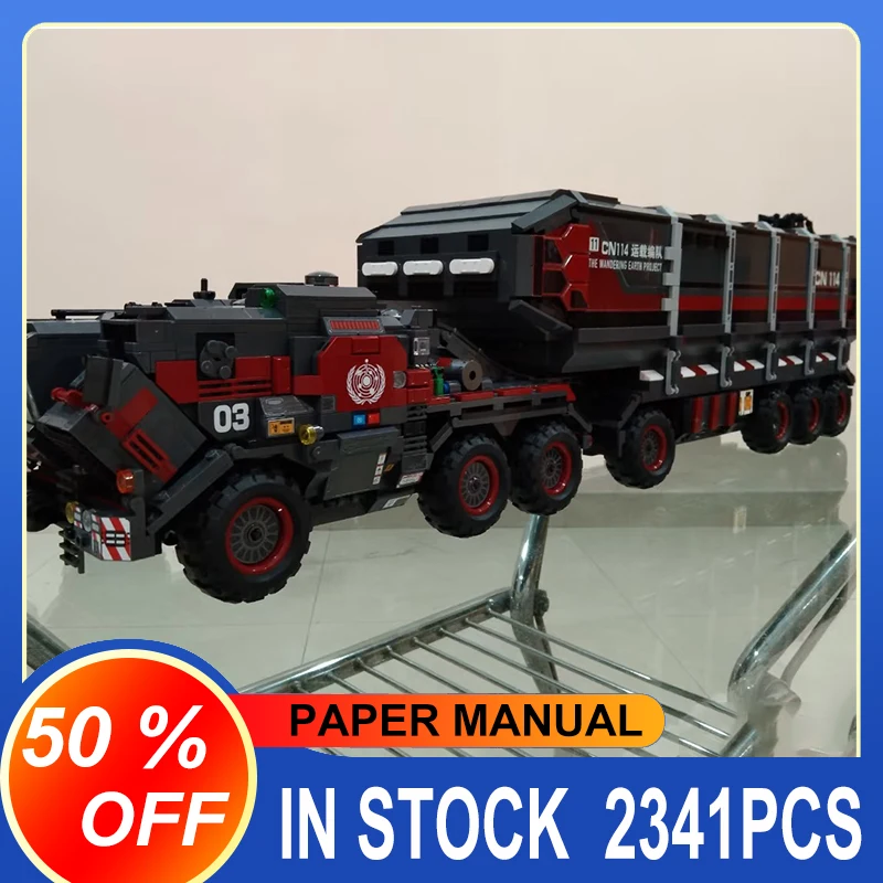 

НОВЫЙ MOC SEMBO 107101, совместимый с Lego Wandering Earth Transport Vehicle, грузовик, строительные блоки, кирпичные игрушки «сделай сам» для детей