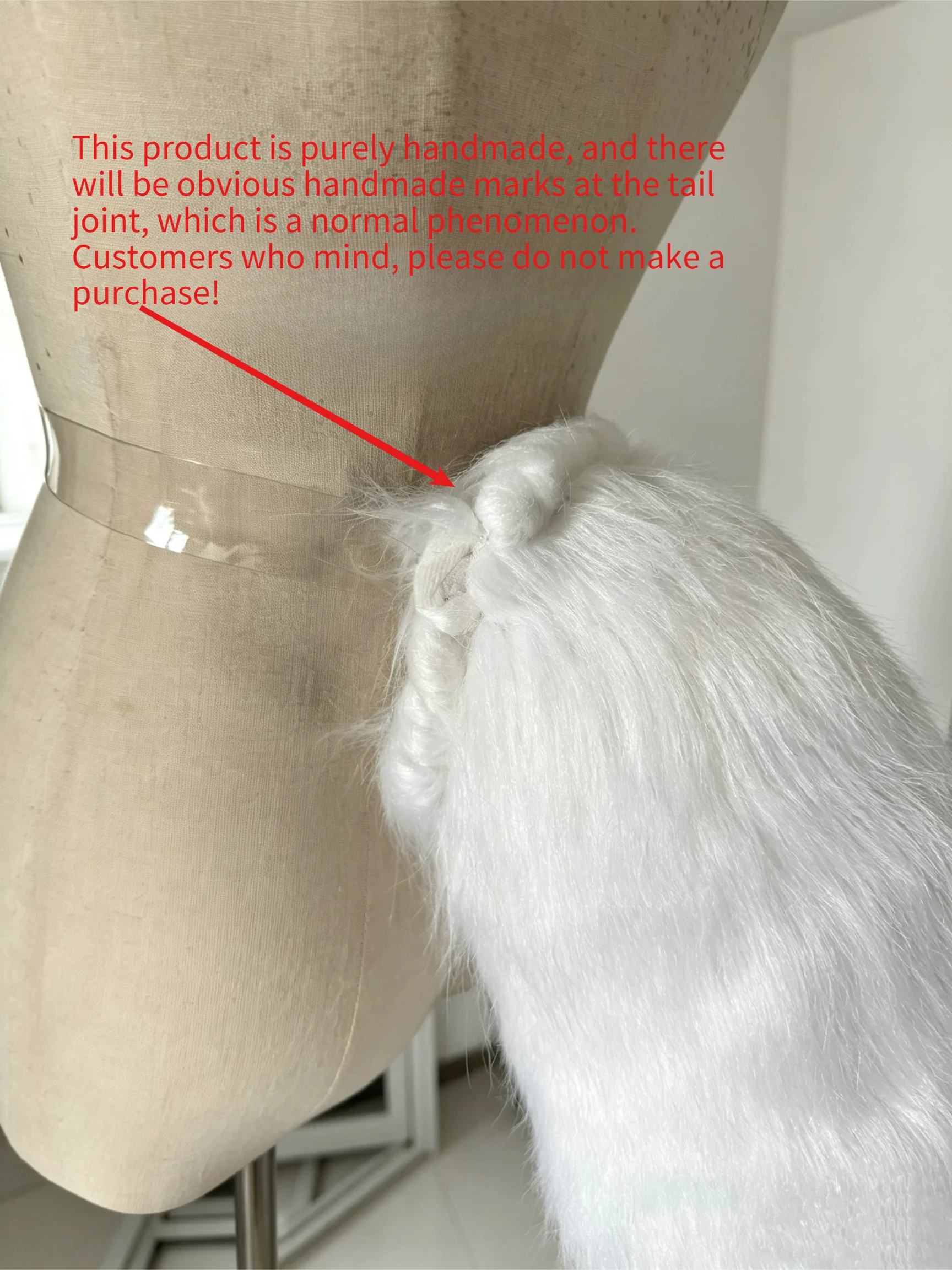 Customizable Colors/Fox Tail Large Multi Color COS Manga Exhibition Handmade Beast Tail Prop