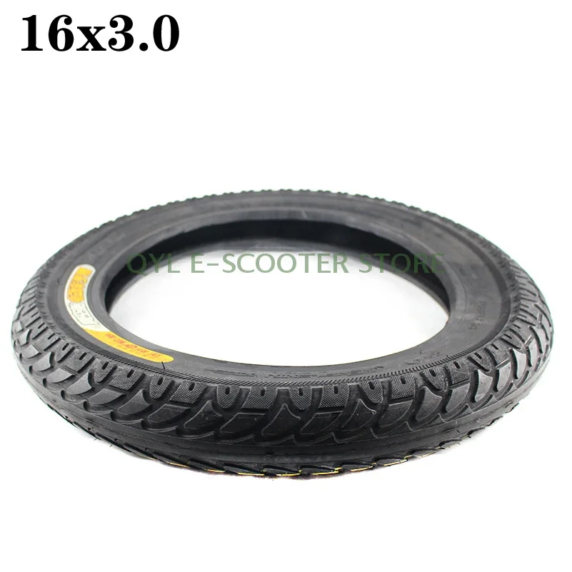 CST 16x3.0 16 inch Tubeless Tyre Thickened Stab-proof tubeless Tire for Electric Vehicle  bicycle Tyres