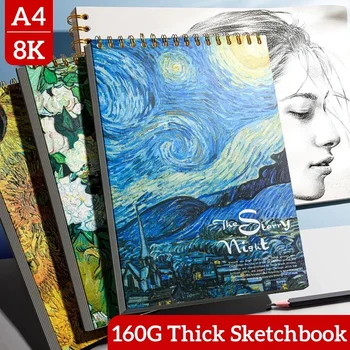 A4/8K Professional Sketchbook – Thick Paper for Watercolor & Drawing 1