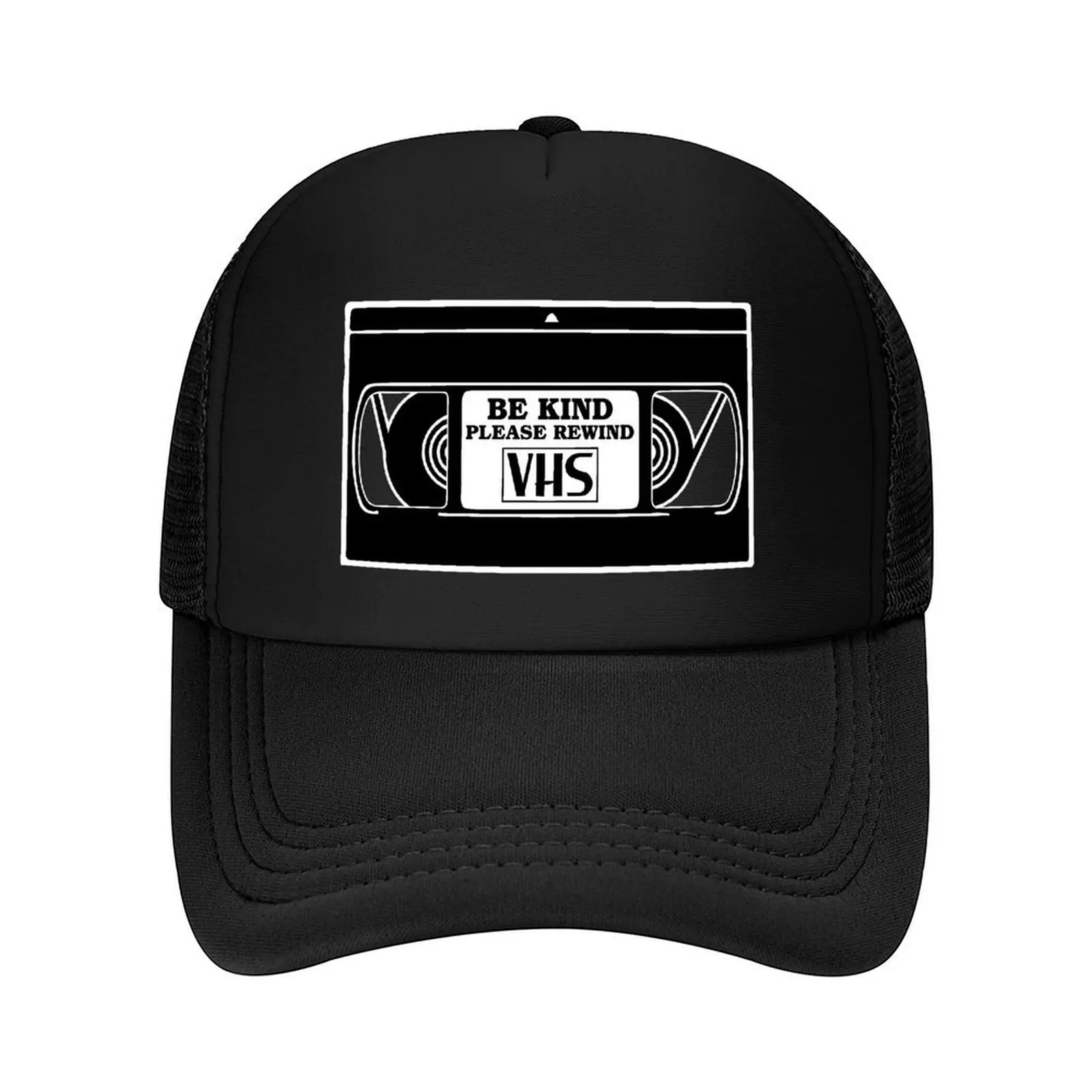 

Be Kind Please Rewind VHS Video Tape Baseball Cap Luxury Cap beach hat golf hat genuine black Men's Luxury Women's