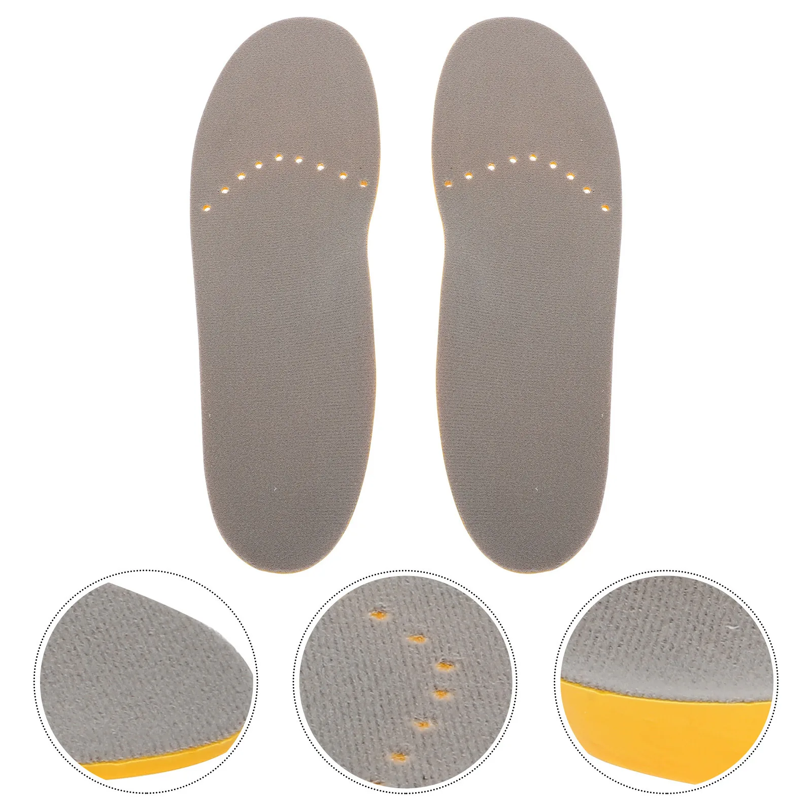 

1Pair Flat Feet Arch Support Insoles Durable Foot Pad Protective Cushion for Exercise Office Use Arch Support Foot Pad