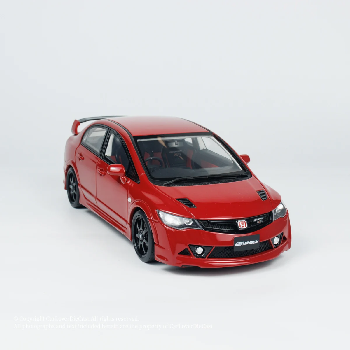 OTTO 1:18 Honda Civic MUGEN RR FD2 2008 Harz Oldtimer Modell Dekoration Geschenk für Kinder