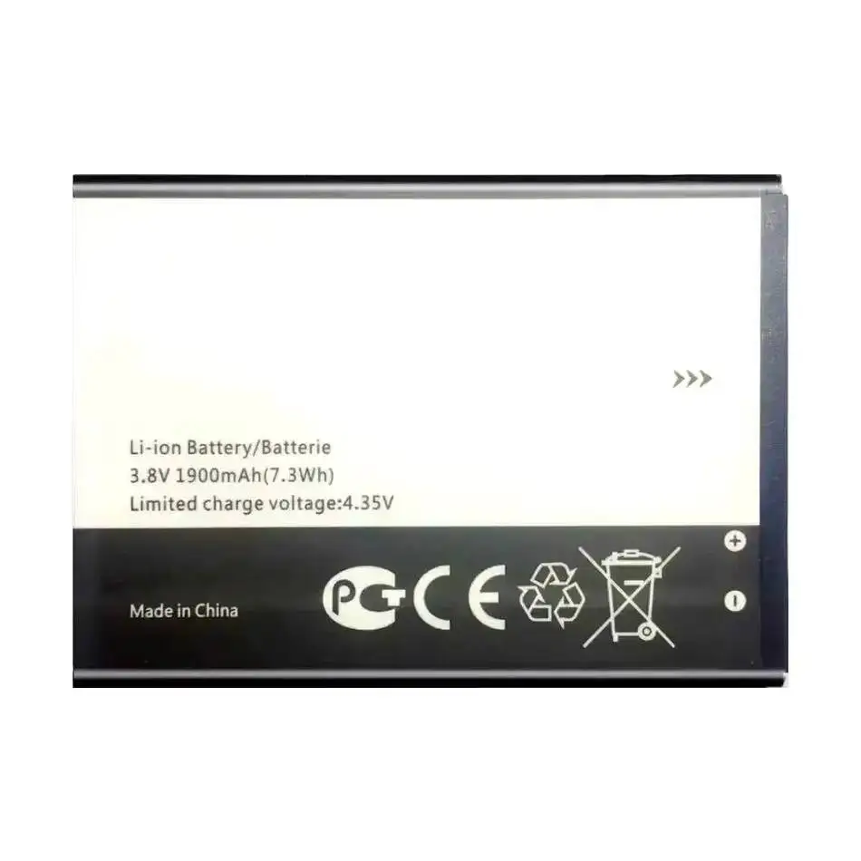 ل الكاتيل بلمسة واحدة البوب C7 OT-7041 7041D المزدوج CAB1900003C2 Tli019b2 1900Mah بطارية الهاتف المحمول عالية السعة
