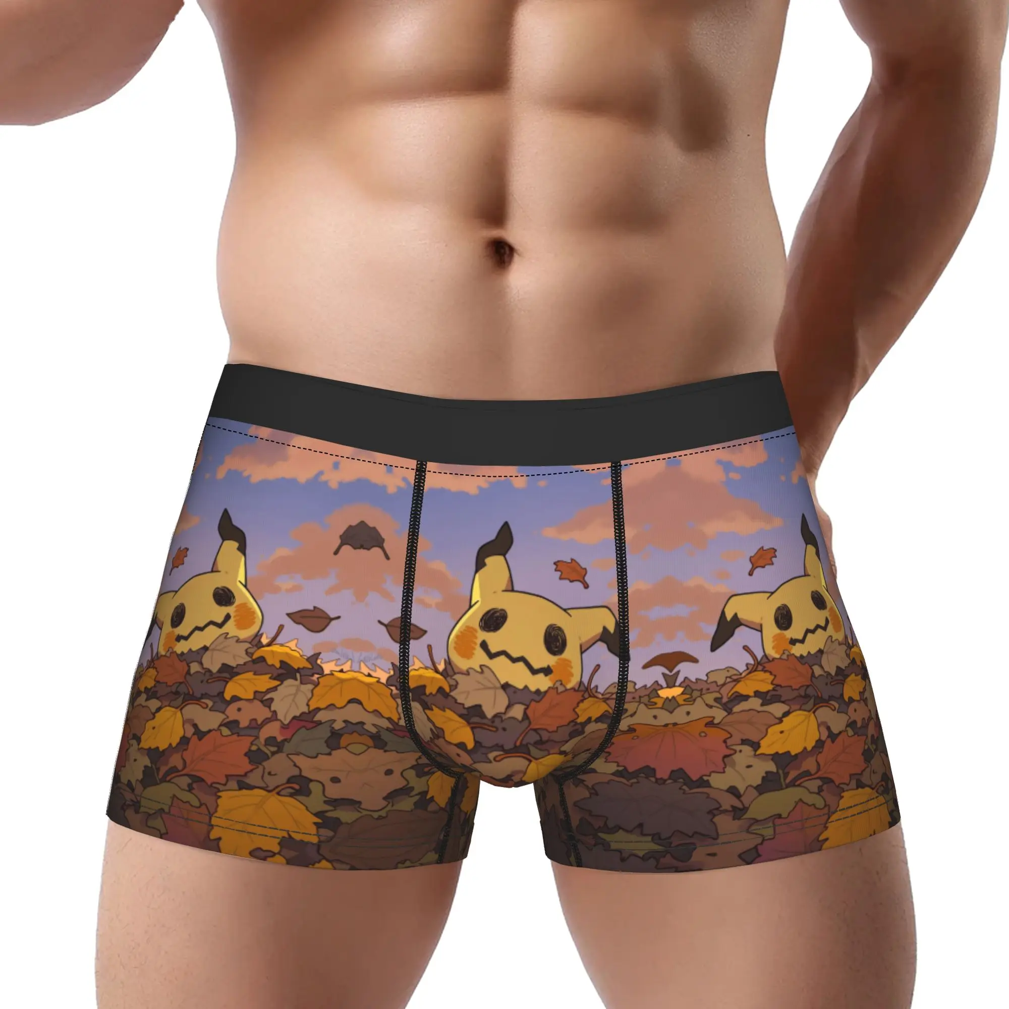 

Боксеры Pokemon, мужские трусы, сексуальные шорты, боксерские трусы