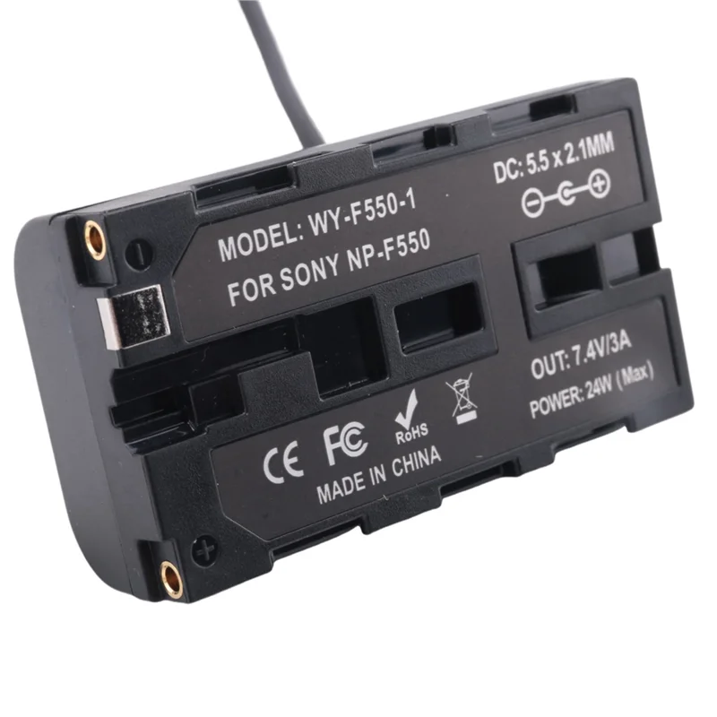 

5X Power Adapter Cable For D-Tap Connector To NP-F Dummy Battery For Sony NP F550 F570 NP F970