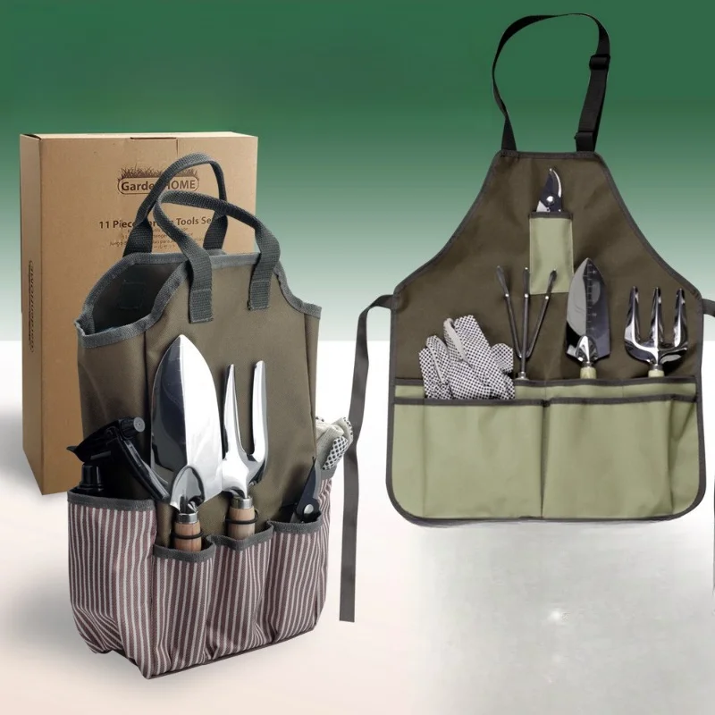 Multi Function Large Capacity Gardening Storage Bag Oxford Cloth Apron Waterproof Inner Layer For And Garden Shovel Tool Holding