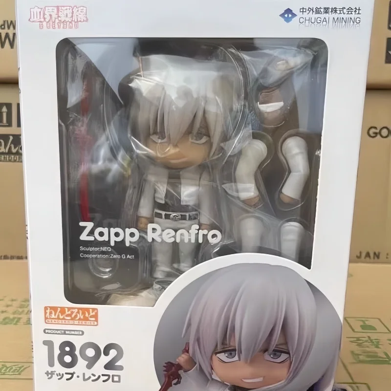 

В наличии: Аниме-фигурка Zapp Renfro (Blood Blockade Battlefront) в стиле чиби, подвижная, коллекционная модель, игрушка для фанатов, подарок