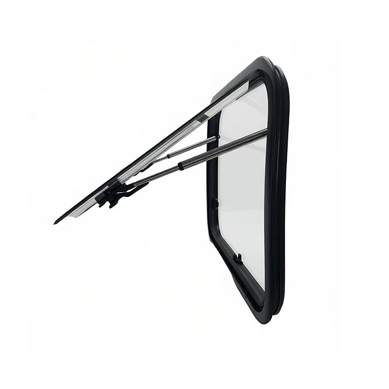 Camper Acrylic Curved Rv Car Window Flat Su ace Caravan Van Windows with Blinds and Screen