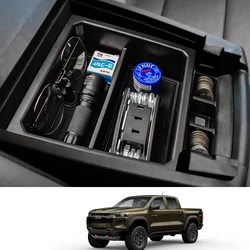 Center Console Storage for Chevy Colorado GMC Canyon 2023 2024 Center Console Organizer Tray Armrest Box Storage ABS Accessories