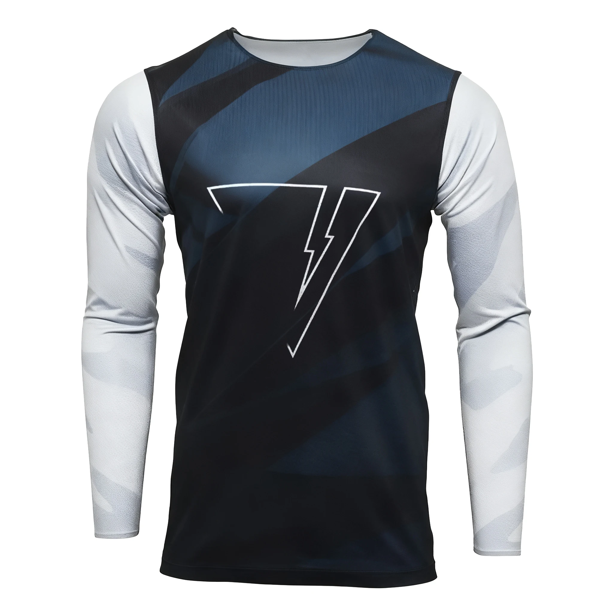 2025 Endurance Cross-Country Motorcycle Long Sleeve T-Shirt Mountain Bike Downhill Cycling Jersey Summer Loose Cool Short Sleeve