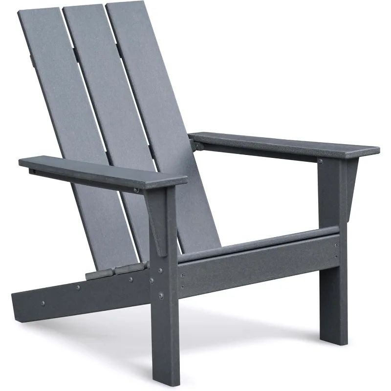 

Стул — устойчивые к атмосферным воздействиям сиденья для патио из HDPE для террасы, лужайки, костра (серый, стул Адирондак)