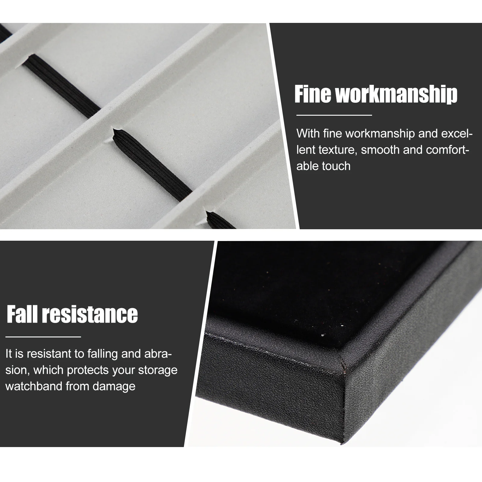 Watchband Organizer Tray Durable Professional Storage Display Case Large Capacity Watch Strap Holder Watch Band Holder