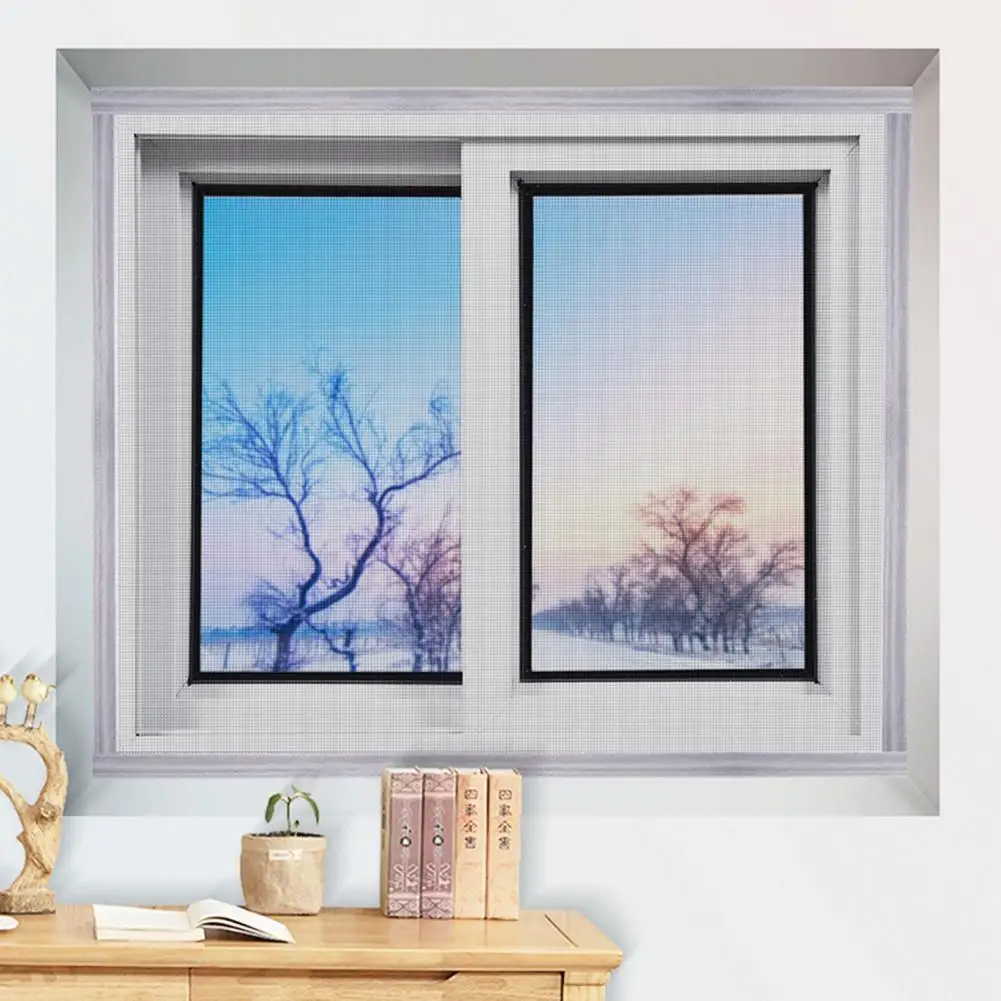

DIY Window Screen Well-ventilated Fine Mesh Window Screen Replacement Parts for Diy Installation Anti-mosquito Net with Easy