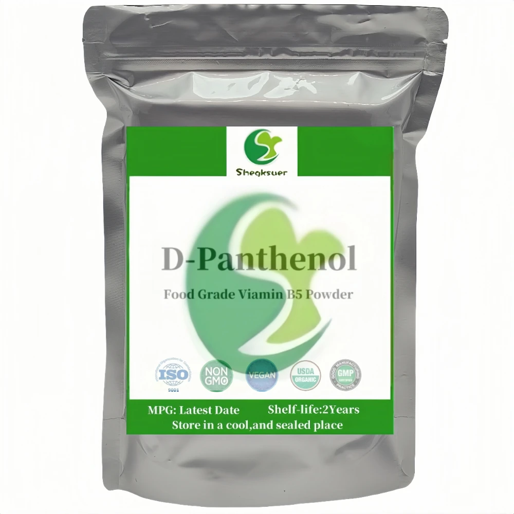 NO.069, D-Panthenol-Pulver VB5, unterstützt gesundes Haar, Hautnägel, hochwertige, maßgeschneiderte Verpackung für die globale Herstellung, schneller Versand