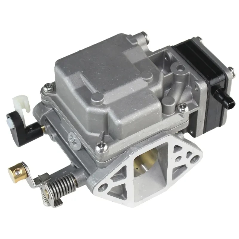 1 Piece Outboard Motor Carburetor Silver Metal For Yamaha 2 Stroke 9.9HP 15HP Carburetor Assy