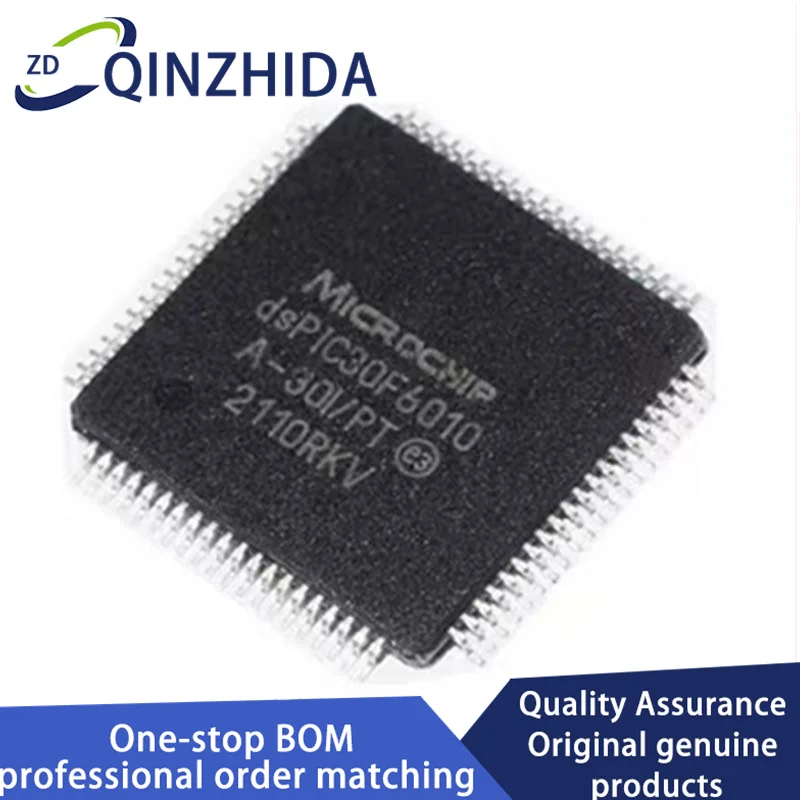 

1-10Pcs/Lot DSPIC30F6010A-30I/PT QFP80 Components IC Chips Integrated Circuits IC