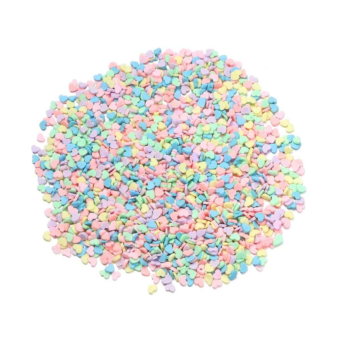 100G Pack Polymer Sprinkle Charms Candy Colored Mini DIY Phone Case Decor Scrapbook Decoration Clay Craft Supplies