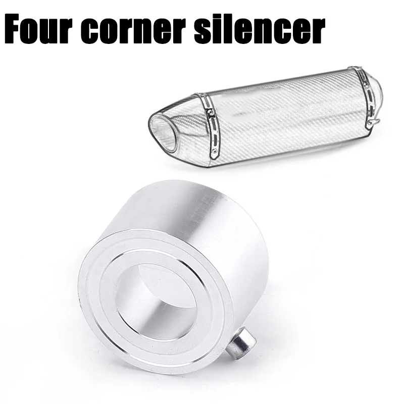 

Universal Front Mid Range Catalyst DB Killer for Motorcycle Exhaust Muffler Noise Eliminator Yoshimura Square Muffler