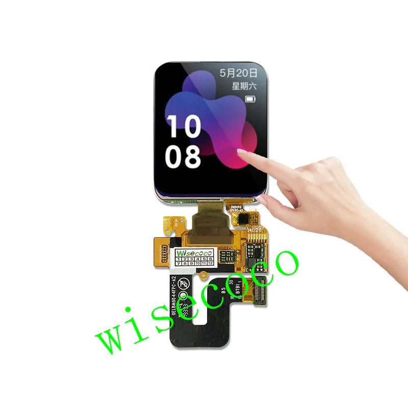 1.78 inch IPS oled display PCAP touch screen 368*448 high brightness 350  for smart watch