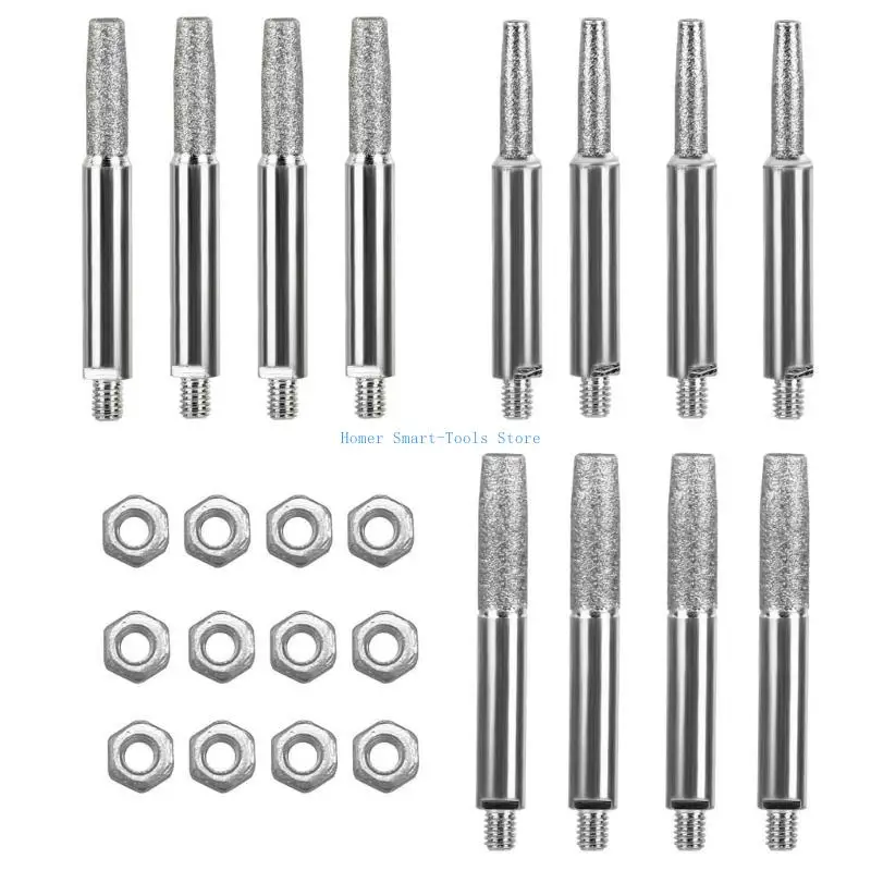 

K43C 12Pieces 4mm/4.8mm/5.5mm Chain Grinding Heads For Bikes And Outdoor Maintenance