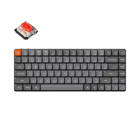 Keychron K3 Max QMK/VIA Wireless Custom Mechanical Keyboard Low Profile Gateron Switch Double-Shot PBT Keycap
