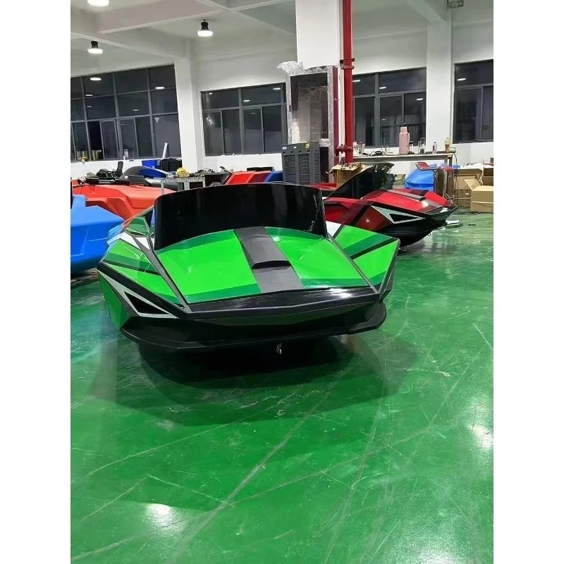 2025 Electric Water Jet Boat Fashionable Jet Ski Go-Kart New Inflatable E-Boat for Surfing Water Amusement Facilities t001