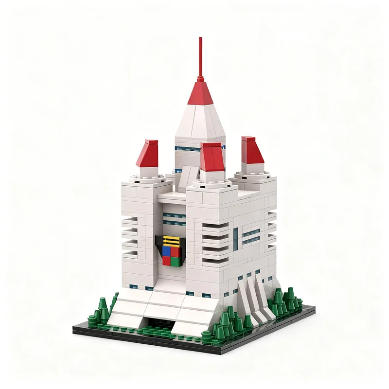 635pcs MOC Voltron Golion Lions Architecture Modular Model Building Blocks Home Decor Desk Display Shelf Accent Gift For Adults