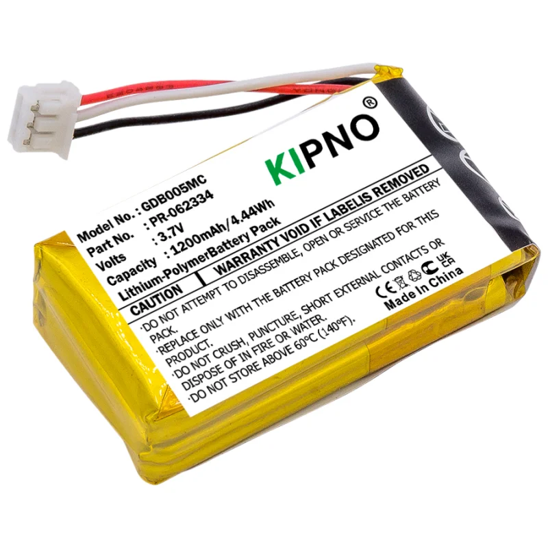Camera Battery For Gopro PR-062334 Hero HWBL1 CHDHA-301 Plus + Capacity 1200mAh / 4.44Wh Color Black Volts  3.70V  Li-Polymer